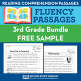 3rd Grade Fluency Homework Sampler (FREE) - Reading Comprehension Passages