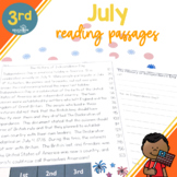 3rd Grade Fluency Passages for July
