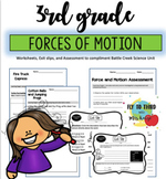 3rd Grade Force and Motion (Worksheets, Assessment, and Ex