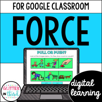 Preview of 3rd Grade Force and Motion for Google Classroom