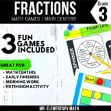 3rd Grade Fraction Games and Centers