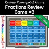 3rd Grade Fraction Review PowerPoint Game
