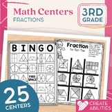 3rd Grade Fraction Math Centers