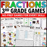 3rd Grade Fraction Math Games: Equivalent, Comparing, Frac