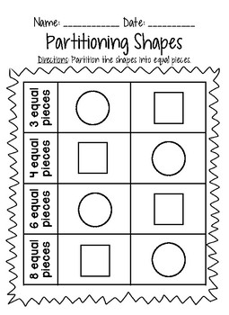 3rd Grade Fraction Practice by Miss B and Grade 3 | TpT