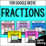 3rd Grade Fractions Activities for Google Classroom BUNDLE