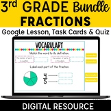 3rd Grade Fractions Digital Resources Bundle | Google Slid