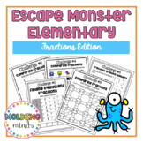 3rd Grade Fractions Escape Room (NF.2, NF.3 & NF.4)