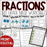 3rd Grade Fractions Practice - Fractions on a Number Line,