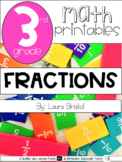 3rd Grade Fractions Printables