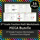 3rd Grade Fractions Worksheets: 3rd Grade Math Worksheets,