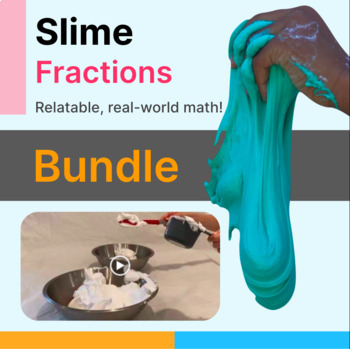 Preview of 3rd Grade Fractions in Real World: Slime w/ Videos (Google Slides)