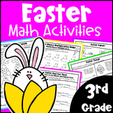 3rd Grade Fun Easter Math Activities Worksheets: Printable