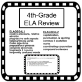 4th Grade ELA Review before Milestones