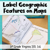 3rd Grade Geography - Label Continent Maps with Geographic