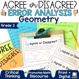 3rd Grade Geometry Review Worksheets Activities Practice T