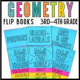 3rd Grade Geometry Flip Book Bundle