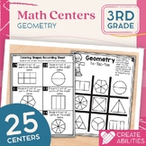 3rd Grade Geometry Math Centers
