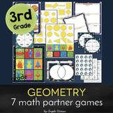 Geometry 3rd Grade: 7 math games for Common Core