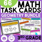 3rd Grade Geometry Task Cards Bundle - Geometry Math Cente