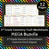 3rd Grade Geometry Worksheets: 3rd Grade Math Worksheets, 