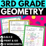 3rd Grade Geometry Worksheets | 3rd Grade Math Worksheets