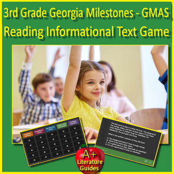 Preview of 3rd Grade Georgia Milestones Test Prep Informational Text Review Game GMAS