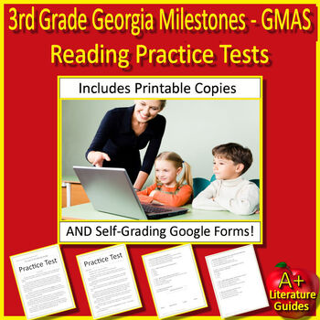 Preview of 3rd Grade Georgia Milestones Reading Practice Tests - GMAS Test Prep ELA