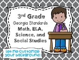 3rd Grade Georgia Standards I Can Statements for All Subje