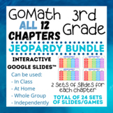3rd Grade GoMath *ALL Chapters* - Jeopardy Games - BUNDLE 