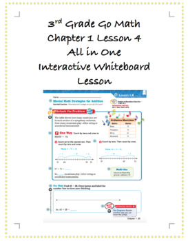 Preview of 3rd Grade GoMath Interactive Flip Chart Ch. 1 Lesson 4