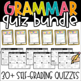 3rd Grade Google Forms™ Quizzes Bundle for EVERY Grammar S