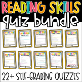 3rd Grade Google Forms™ Quizzes Bundle for EVERY Reading Skill