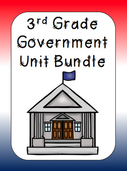 Preview of 3rd Grade Government Unit Bundle