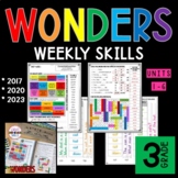 WONDERS Weekly Skills BUNDLE 3rd Grade Grade
