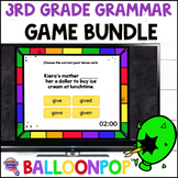 3rd Grade Grammar Digital Review Games Year-Long BUNDLE - 