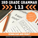 3rd Grade Grammar- L 3.3