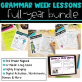 Grammar Activities and Lesson Plans - 3rd Grade Bundle
