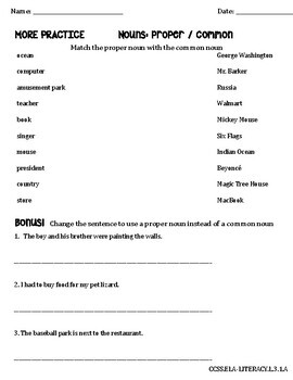 3rd grade grammar nouns pronouns verbs adjectives adverbs tpt