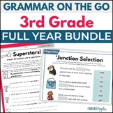 3rd Grade Grammar Practice BUNDLE w Print & Digital Gramma