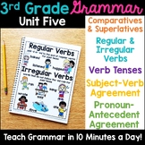 3rd Grade Grammar Verbs Comparatives & Superlatives Pronou