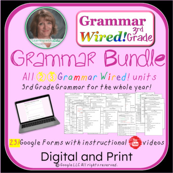 Preview of 3rd Grade Grammar Wired! Bundle