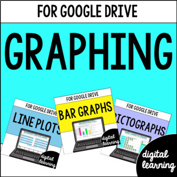 Preview of 3rd Grade Graphing Activities for Google Classroom BUNDLE