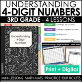 3rd Grade 4 Digit Numbers Guided Math Curriculum - Place V