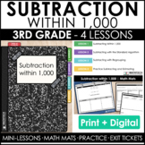 3rd Grade Subtraction within 1,000 Lessons Guided Math Cur