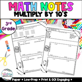 3rd Grade Guided Math  - Use Patterns to Multiply by 10 - 