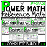 3rd Grade Math Centers BUNDLE Differentiated Spiral Review
