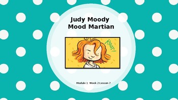 Preview of 3rd Grade HMH Into Reading Lesson 7 - Judy Moody Mood Martian