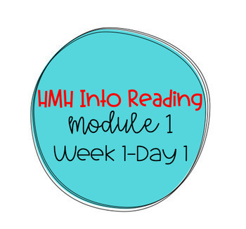 Preview of 3rd Grade HMH Into Reading Module 1: Week 1-Day 1 Lesson Plan *EDITABLE*