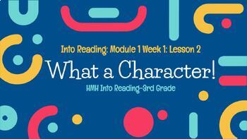 Preview of 3rd Grade HMH Into Reading Module 1: Week 1-Day 2 Google Slides *EDITABLE*